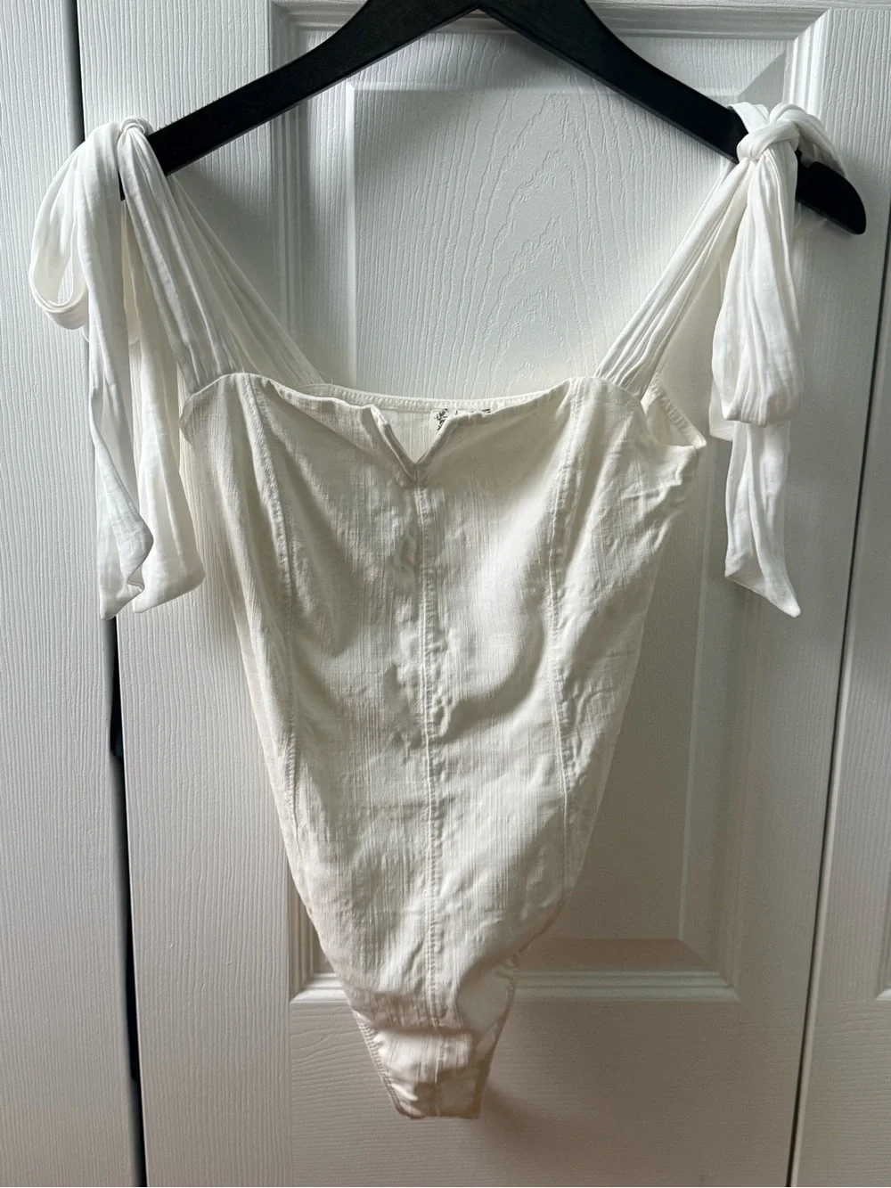 Free People Lola Bodysuit in White